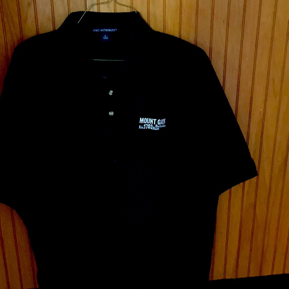 Never worn Mount gay rum collared shirt XL